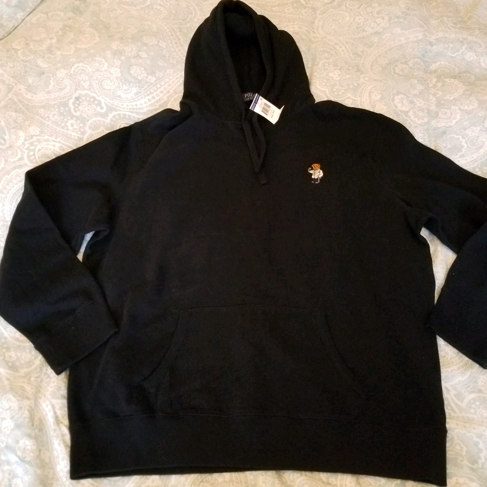 POLO RALPH LAUREN XXL TALL MARTINI BEAR HOODIE